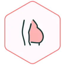 ちょっとお腹が出て気になる